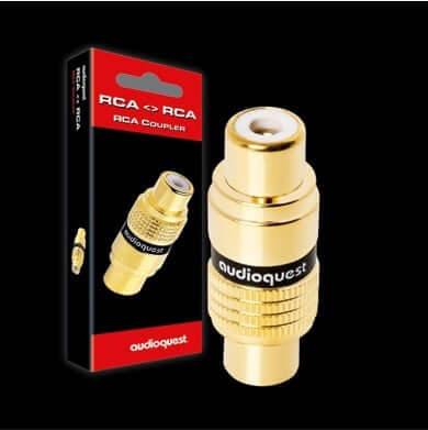 ข้อต่อสายสัญญาณ อุปกรณ์เสริมเครื่องเสียง AUDIOQUEST:RCA COUPLER (RCA FEMALE TO RCA FEMALE) (ราคาต่อตัว)_3